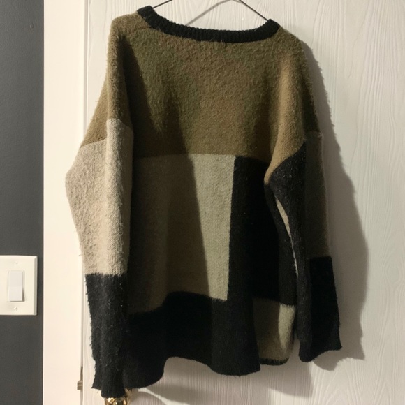 Oak & Fort Colour Block Sweater - Picture 3 of 3